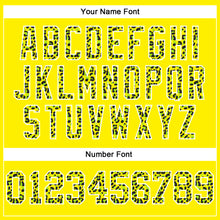 Load image into Gallery viewer, Custom Stitched Light Yellow Black-White Fade Fashion Leopard Print Sports Pullover Sweatshirt Hoodie