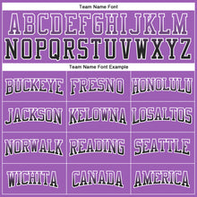 Load image into Gallery viewer, Custom Stitched Medium Purple Black-White Fade Fashion Arrow Sports Pullover Sweatshirt Hoodie