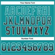 Load image into Gallery viewer, Custom Stitched Teal Black-White Fade Fashion Arrow Sports Pullover Sweatshirt Hoodie