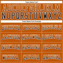 Load image into Gallery viewer, Custom Stitched Texas Orange Black-White Fade Fashion Arrow Sports Pullover Sweatshirt Hoodie