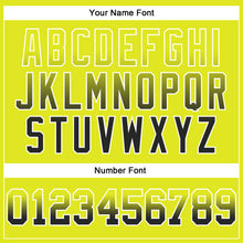 Load image into Gallery viewer, Custom Stitched Neon Yellow Black-White Fade Fashion Arrow Sports Pullover Sweatshirt Hoodie