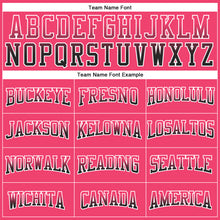 Load image into Gallery viewer, Custom Stitched Neon Pink Black-White Fade Fashion Arrow Sports Pullover Sweatshirt Hoodie