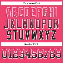 Load image into Gallery viewer, Custom Stitched Neon Pink Black-White Fade Fashion Arrow Sports Pullover Sweatshirt Hoodie