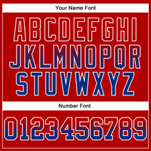 Load image into Gallery viewer, Custom Stitched Red Royal-White Fade Fashion Arrow Sports Pullover Sweatshirt Hoodie