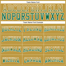 Load image into Gallery viewer, Custom Stitched Old Gold Kelly Green-White Fade Fashion Arrow Sports Pullover Sweatshirt Hoodie