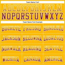 Load image into Gallery viewer, Custom Stitched Gold Crimson-White Fade Fashion Arrow Sports Pullover Sweatshirt Hoodie