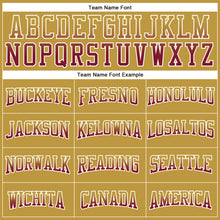 Load image into Gallery viewer, Custom Stitched Old Gold Crimson-White Fade Fashion Arrow Sports Pullover Sweatshirt Hoodie