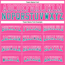 Load image into Gallery viewer, Custom Stitched Pink Teal-White Fade Fashion Arrow Sports Pullover Sweatshirt Hoodie