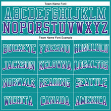 Load image into Gallery viewer, Custom Stitched Teal Purple-White Fade Fashion Arrow Sports Pullover Sweatshirt Hoodie