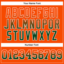 Load image into Gallery viewer, Custom Stitched Orange Green-White Fade Fashion Arrow Sports Pullover Sweatshirt Hoodie