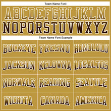 Load image into Gallery viewer, Custom Stitched Old Gold Brown-White Fade Fashion Arrow Sports Pullover Sweatshirt Hoodie