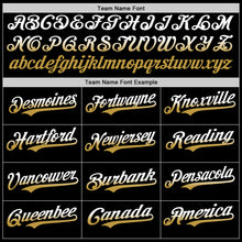 Load image into Gallery viewer, Custom Black White-Old Gold Authentic Fade Fashion Baseball Jersey