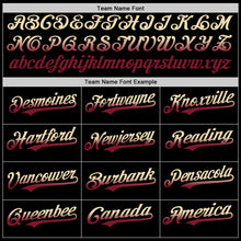 Load image into Gallery viewer, Custom Black Cream-Crimson Authentic Fade Fashion Baseball Jersey