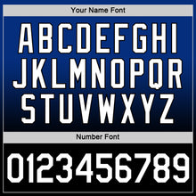 Load image into Gallery viewer, Custom Royal White-Black Fade Fashion Performance T-Shirt