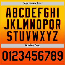 Load image into Gallery viewer, Custom Yellow Black-Orange Fade Fashion Performance T-Shirt