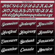 Load image into Gallery viewer, Custom Crimson White-Black Fade Fashion Performance T-Shirt