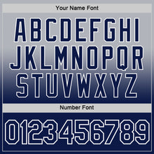 Load image into Gallery viewer, Custom Gray Navy-White Fade Fashion Performance T-Shirt