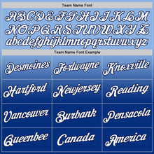 Load image into Gallery viewer, Custom Light Blue Royal-Navy Fade Fashion Performance T-Shirt