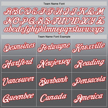 Load image into Gallery viewer, Custom Gray Steel Gray-Red Fade Fashion Performance T-Shirt