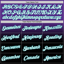 Load image into Gallery viewer, Custom Purple Black-Teal Fade Fashion Performance T-Shirt