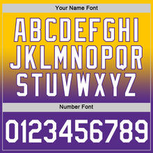 Load image into Gallery viewer, Custom Yellow White-Purple Fade Fashion Performance T-Shirt