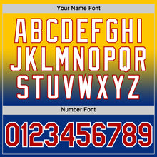 Load image into Gallery viewer, Custom Yellow Red-Royal Fade Fashion Performance T-Shirt