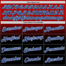 Load image into Gallery viewer, Custom Red Royal-Black Fade Fashion Performance T-Shirt