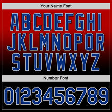 Load image into Gallery viewer, Custom Red Royal-Black Fade Fashion Performance T-Shirt