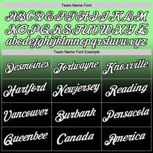 Load image into Gallery viewer, Custom Pea Green White-Black Fade Fashion Performance T-Shirt