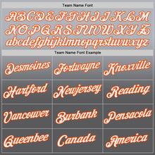 Load image into Gallery viewer, Custom Gray Steel Gray-Orange Fade Fashion Performance T-Shirt