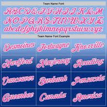 Load image into Gallery viewer, Custom Light Blue Royal-Pink Fade Fashion Performance T-Shirt