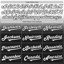 Load image into Gallery viewer, Custom White Black Authentic Fade Fashion Baseball Jersey