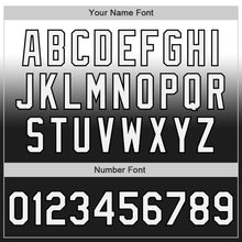 Load image into Gallery viewer, Custom White Black Authentic Fade Fashion Baseball Jersey