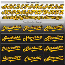 Load image into Gallery viewer, Custom White Gold-Black Authentic Fade Fashion Baseball Jersey