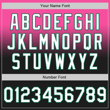 Load image into Gallery viewer, Custom Pink Black-Kelly Green Authentic Fade Fashion Baseball Jersey