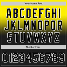 Load image into Gallery viewer, Custom Light Yellow Black-White Authentic Fade Fashion Baseball Jersey