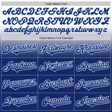 Load image into Gallery viewer, Custom White Royal Authentic Fade Fashion Baseball Jersey