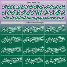 Load image into Gallery viewer, Custom Light Purple Kelly Green-White Authentic Fade Fashion Baseball Jersey