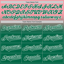 Load image into Gallery viewer, Custom Medium Pink Kelly Green-White Authentic Fade Fashion Baseball Jersey