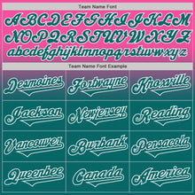 Load image into Gallery viewer, Custom Pink Teal-White Authentic Fade Fashion Baseball Jersey