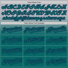 Load image into Gallery viewer, Custom Gray Teal-Navy Authentic Fade Fashion Baseball Jersey