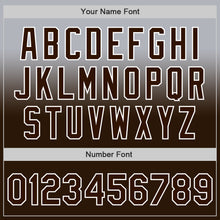 Load image into Gallery viewer, Custom Gray Brown-White Authentic Fade Fashion Baseball Jersey