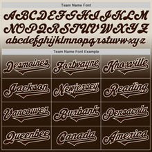Load image into Gallery viewer, Custom Cream Brown Authentic Fade Fashion Baseball Jersey