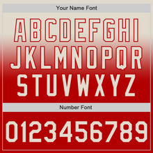 Load image into Gallery viewer, Custom Cream Red Authentic Fade Fashion Baseball Jersey