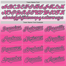 Load image into Gallery viewer, Custom White Pink-Kelly Green Authentic Fade Fashion Baseball Jersey