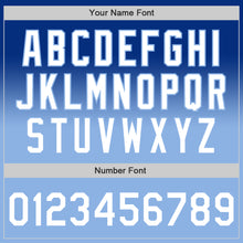 Load image into Gallery viewer, Custom Royal White-Light Blue Authentic Fade Fashion Baseball Jersey