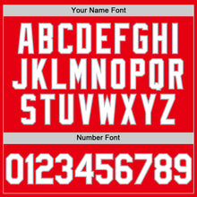 Load image into Gallery viewer, Custom Fire Red White-Gray Authentic Baseball Jersey