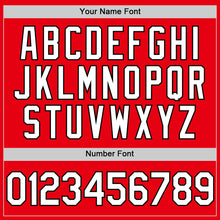 Load image into Gallery viewer, Custom Fire Red White-Black Authentic Baseball Jersey