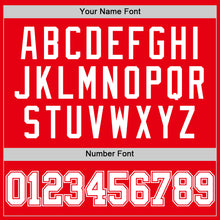 Load image into Gallery viewer, Custom Fire Red White Authentic Basketball Jersey