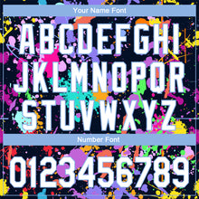 Load image into Gallery viewer, Custom Graffiti Pattern White-Light Blue 3D Splashes Performance Golf Polo Shirt